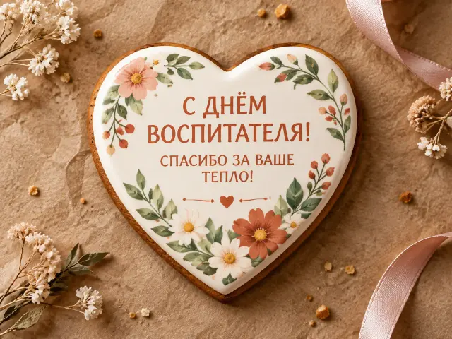 Пряник "С Днём воспитателя!